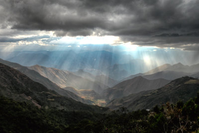 On the road between Leymebamba and Cajamarca